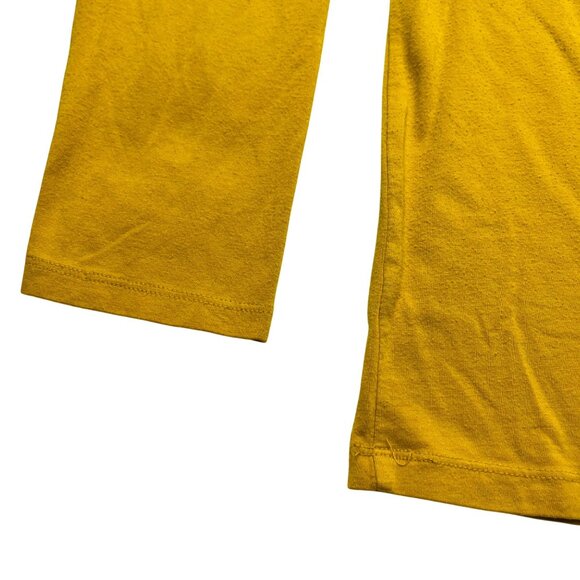 Merona Mustard Yellow Long Sleeve Top - Picture 6 of 7